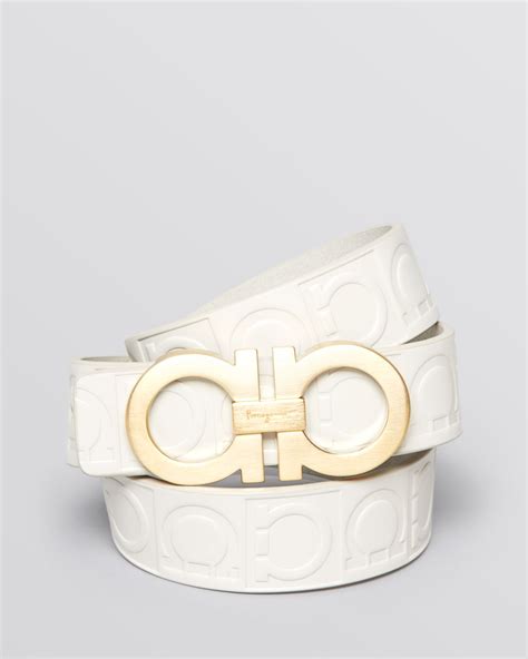 ferragamo belt white and gold cheap|salvatore ferragamo belt clearance.